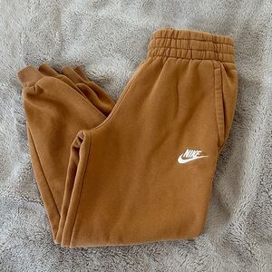 Nike Kids Chestnut Brown Fleece Joggers